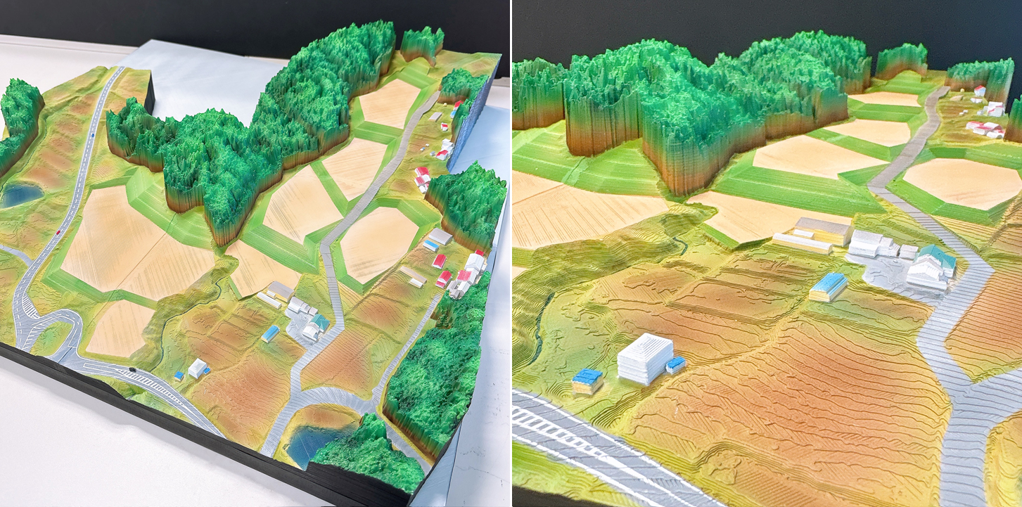 3D・ジオラマ模型作成の様子